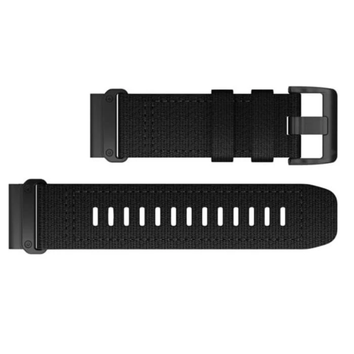 Ремешок для смарт-часов Garmin Tactix Delta, 26mm QuickFit,Tactical Black Nylon (010-13010-00) (UA)