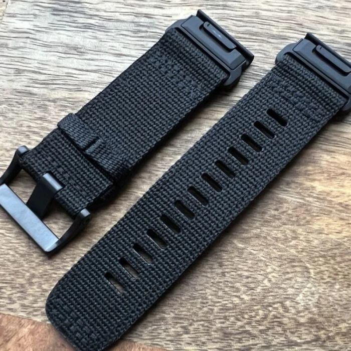 Ремешок для смарт-часов Garmin Tactix Delta, 26mm QuickFit,Tactical Black Nylon (010-13010-00) (UA)