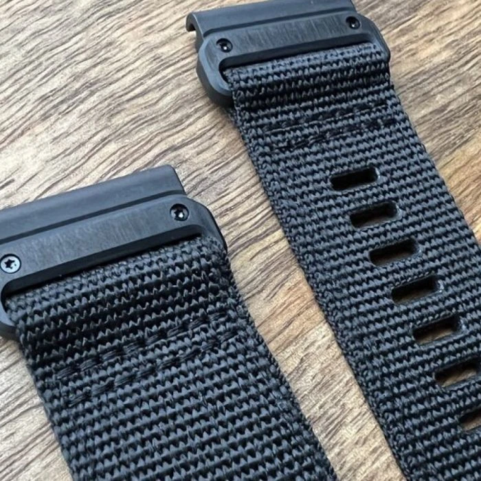 Ремешок для смарт-часов Garmin Tactix Delta, 26mm QuickFit,Tactical Black Nylon (010-13010-00) (UA)