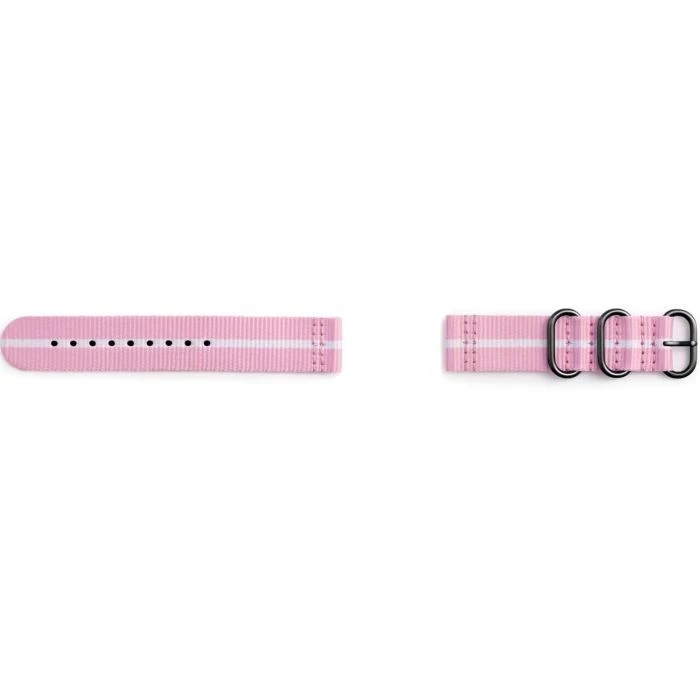 Ремешок для смарт-часов Samsung Gear Premium Nato Pink-White (GP-R600BREECAE) (UA)
