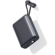 SWISSTEN 20000mAh SPACE 22/5W PD QC w/built-in cables USB-C/LIGHTNING Silver (8595217490598) (UA)