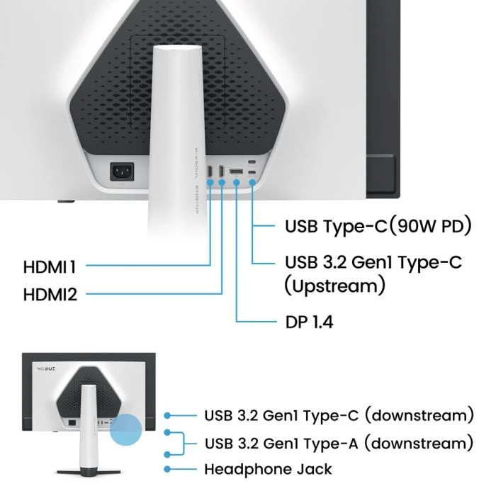 BenQ EX271UZ White (9H.LP2LA.TBE) (UA)