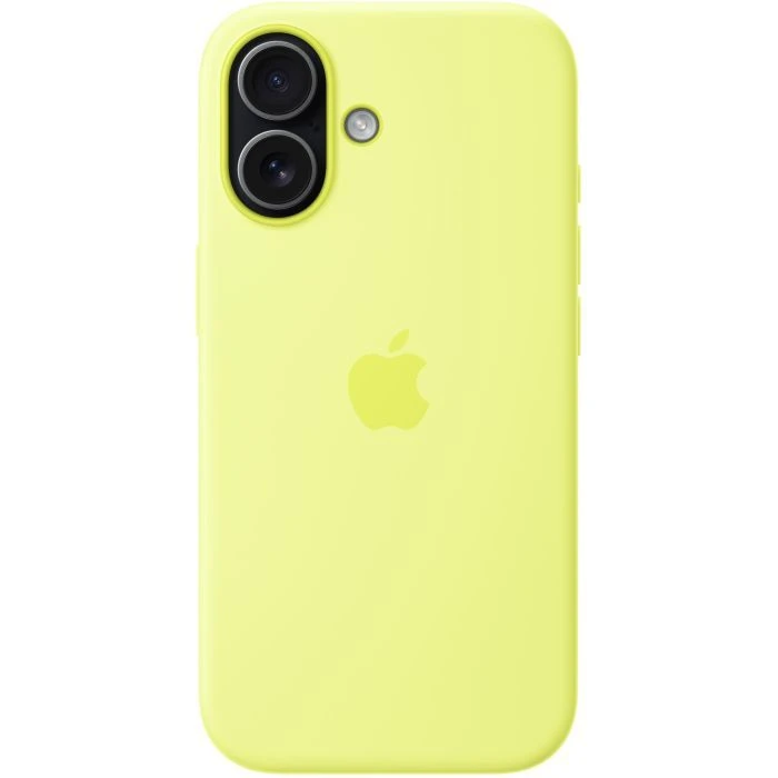 Чохол для мобільного телефону Apple Silicone iPhone 17 Neon Yellow Model A3558 (MGEV4ZM/A) (UA)