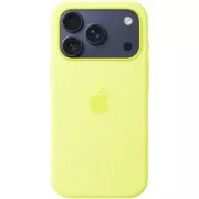 Чохол для мобільного телефону Apple Silicone iPhone 17 Pro Neon Yellow Model A3559 (MGFF4ZM/A) (UA)