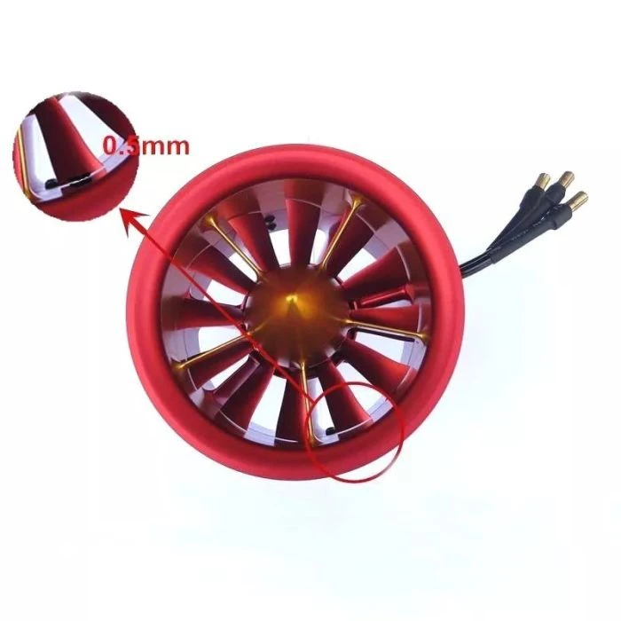 Двигун для дрона JP Hobby EDF Ducted Fan JP Hobby 70mm + 4-6S (7S*) Motor 2250Kv (CW) (JPH-CW) (UA)