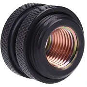 Фитинг для СЖО Alphacool HF bulkhead connector passthrough G1/4 - deep black (17069) (UA)