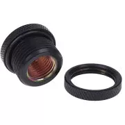 Фитинг для СЖО Alphacool HF bulkhead connector passthrough G1/4 - deep black (17069) (UA)