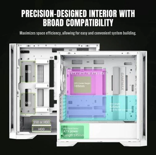 Gamemax LEADER 2 WH (9101-0900R0002) (UA)