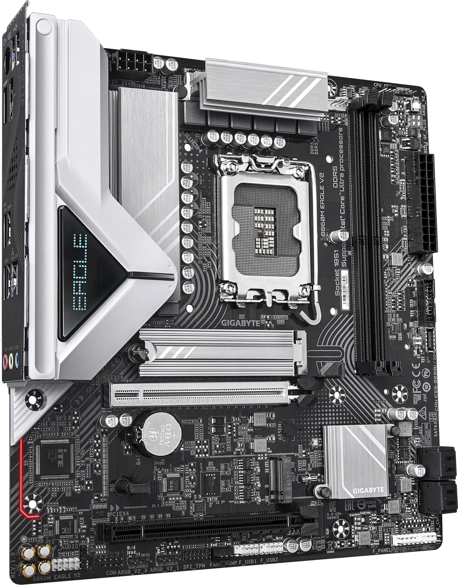 GIGABYTE B860M EAGLE V2 Бренд: GIGABYTE; Тип роз'єму CPU: Socket