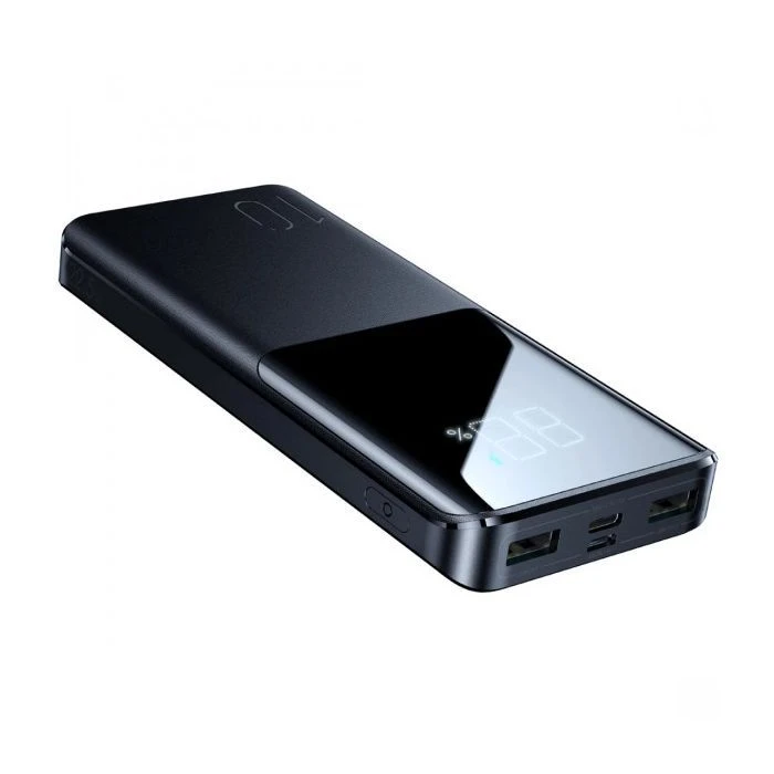 JOYROOM 10000mAh 22,5W PD, QC/3.0, 2*USB-A, USB-C In/Out, MicroUSB in, Black (JR-QP191) (UA) Ємність: 10000 mAh; Вихідний струм: 3