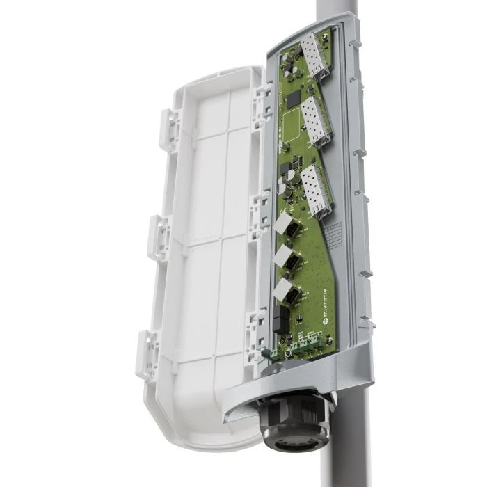 Комутатор мережевий Mikrotik CSS606-1G-2GI-3S+OUT (UA)