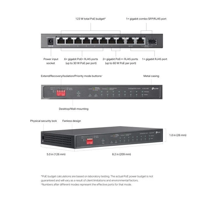 Комутатор мережевий TP-Link TL-SG1210PP (UA)