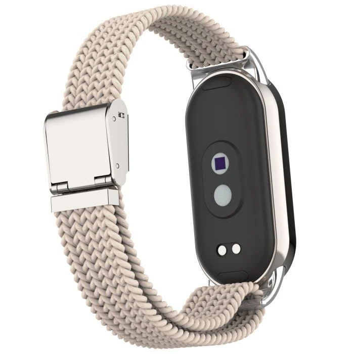 Ремінець для фітнес браслета Armorstandart Braided Solo Loop для Xiaomi Smart Band 10/9/8 Beige (ARM88103) (UA)