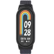 Ремінець для фітнес-браслета Armorstandart Braided Solo Loop для Xiaomi Smart Band 10/9/8 Charcoal (ARM86881) (UA)