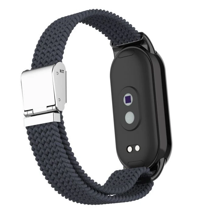 Ремінець для фітнес-браслета Armorstandart Braided Solo Loop для Xiaomi Smart Band 10/9/8 Charcoal (ARM86881) (UA)