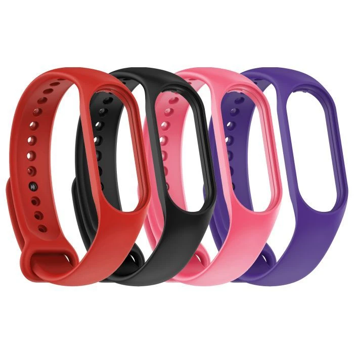 Ремешок для фитнес браслета Armorstandart комплект 4шт Xiaomi Mi Band 7/6/5 Sport (ARM87048) (UA) Совместимость: Xiaomi Mi Band 5,Xiaomi Mi Band