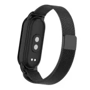 Ремінець для фітнес браслета Armorstandart Milanese Magnetic для Xiaomi Smart Band 10/9/8 Black (ARM86890) (UA)