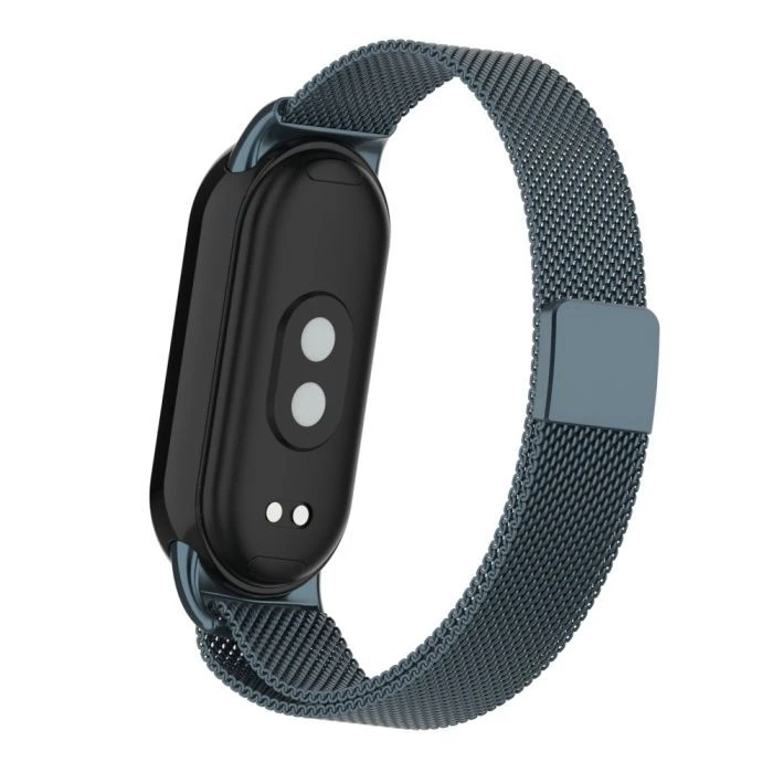 Ремешок для фитнес браслета Armorstandart Milanese Magnetic для Xiaomi Smart Band 10/9/8 Titanium Grey (ARM86893) (UA)