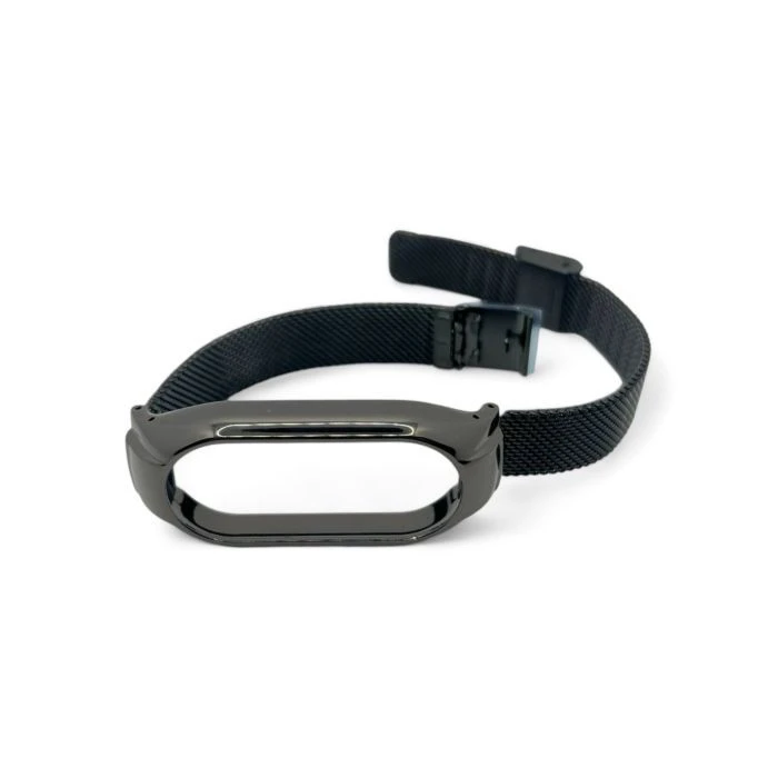 Ремешок для фитнес браслета BeCover Metal для Xiaomi Mi Smart Band 9 Black (711978) (UA)