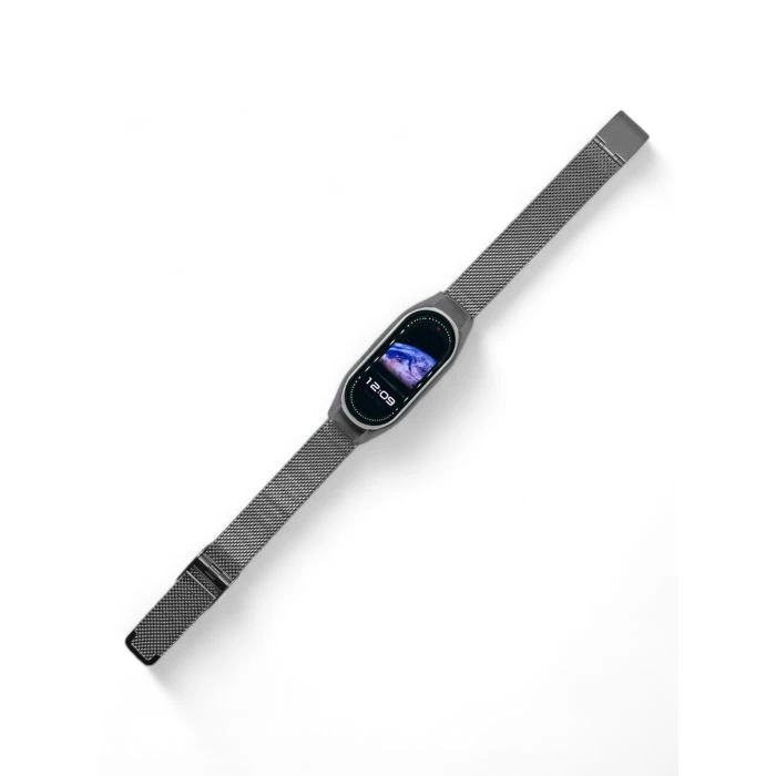 Ремешок для фитнес браслета BeCover Metal для Xiaomi Mi Smart Band 9 Silver (711979) (UA)