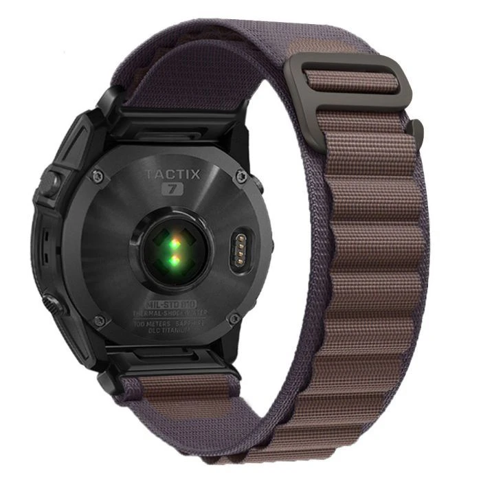 Ремінець для смарт-годинників Armorstandart AlpinaStyle для Garmin 20 mm Indigo (ARM85688) (UA) Сумісність: Garmin Fenix 5S, Garmin Fenix 5S