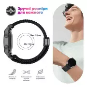 Ремінець для смарт-годинників Armorstandart Braided Solo Loop для Samsung Galaxy Watch 7 / FE / 6 / 6 Classic / 5 / 5 Pro / 4 / 4 Classic Du (ARM86838) (UA)