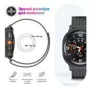 Ремінець для смарт-годинників Armorstandart Milanese Magnetic Samsung Watch 8 / 8 Classic (20x113 мм) Рожеве золото (ARM87360) (UA)