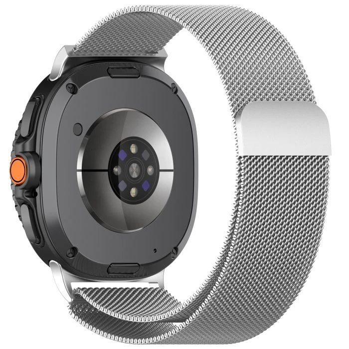 Ремешок для смарт-часов Armorstandart Milanese Magnetic Samsung Watch 8 / 8 Classic (20x113 mm) Silver (ARM87361) (UA) Совместимость: Samsung Galaxy Watch 8,Samsung