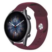 Ремінець для смарт-годинників Armorstandart Silicone Watch Strap 22mm Marsala (ARM80665) (UA)