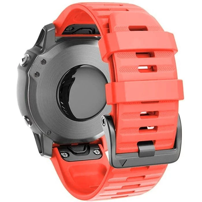 Ремінець для смарт-годинників Armorstandart Silicone для Garmin 20mm Coral Red (ARM87730) (UA)