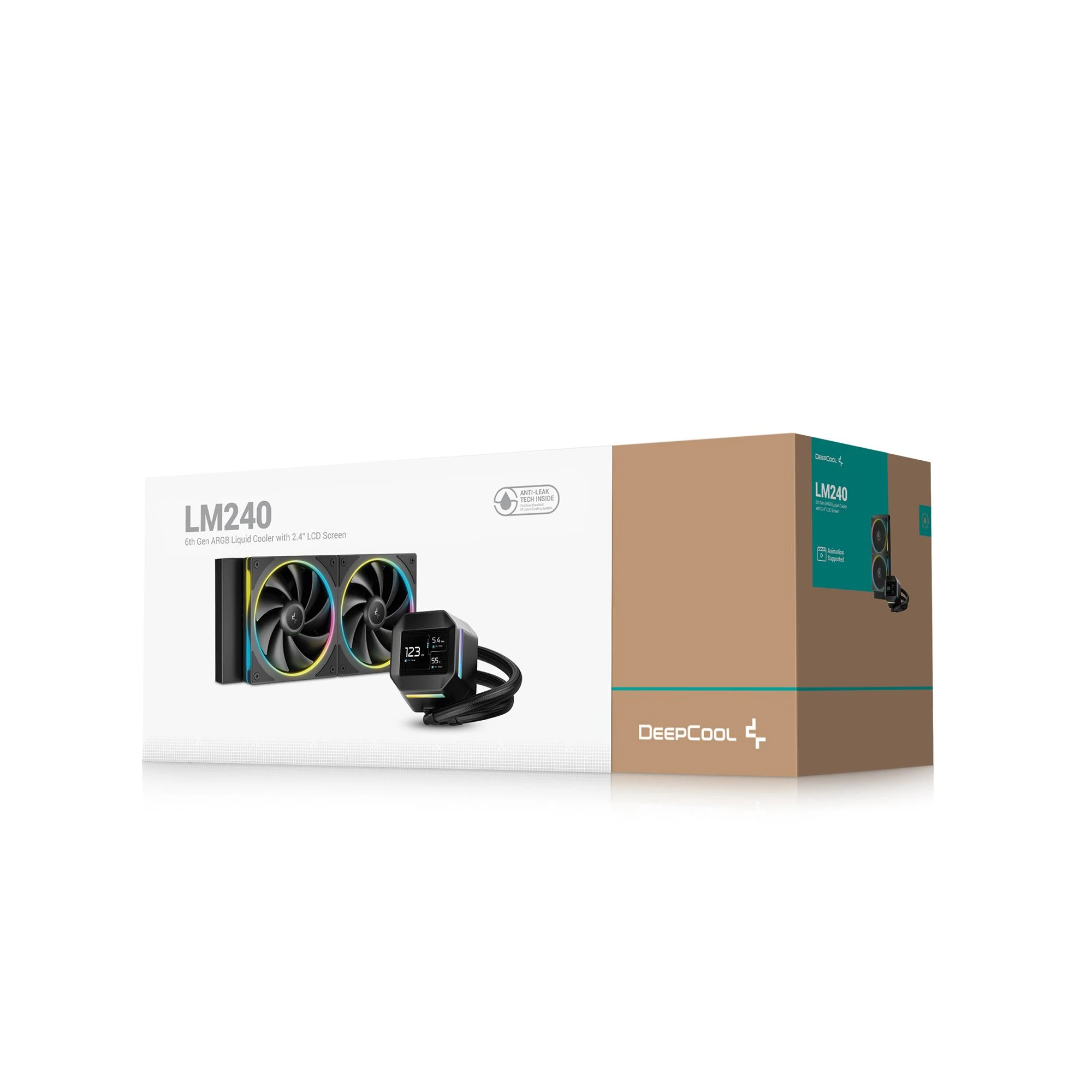 Система водяного охлаждения DeepCool LM240 Black (R-LM240-BKDMMC-1) (UA)