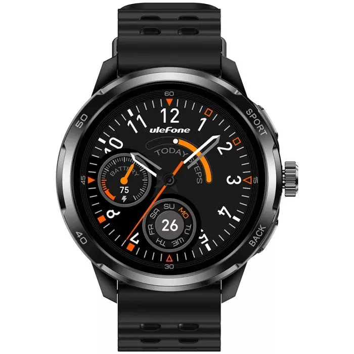 Смарт-часы Ulefone Armor Smart Watch Pro Black (6975326662826) (UA) Тип: универсальные; Форма часов: