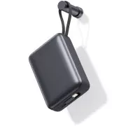 SWISSTEN 20000mAh SPACE 22/5W PD QC w/built-in cables USB-C/LIGHTNING Silver (8595217490598) (UA)