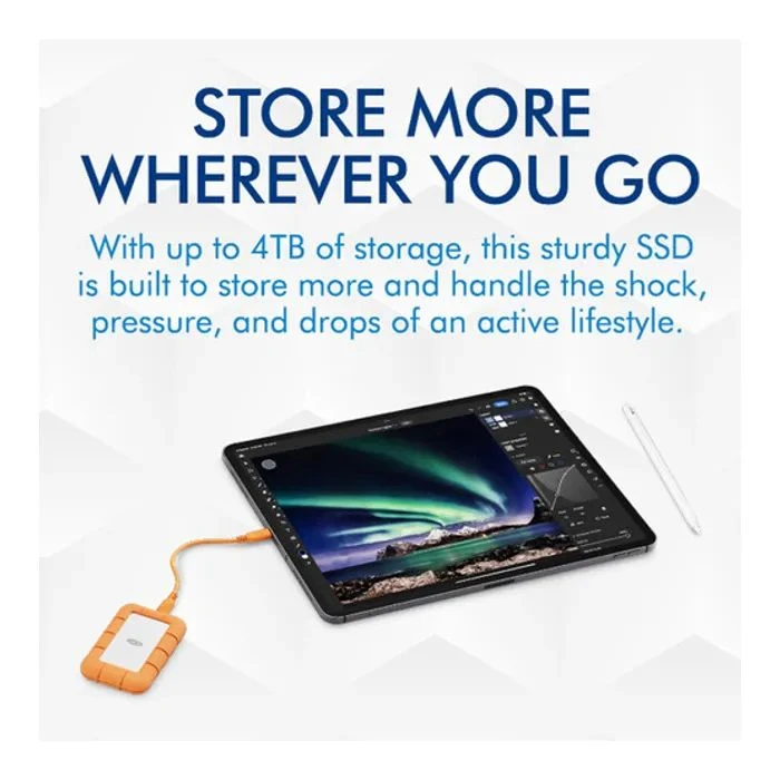 USB Type-C 1TB Rugged Mini LaCie (STMF1000400) (UA)