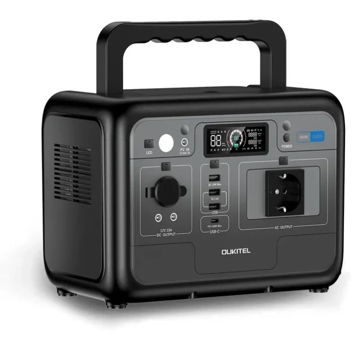 Зарядна станція OUKITEL P800 800W 512Wh (Р800) (UA) Ємність акумулятора: 512 Вт*год;