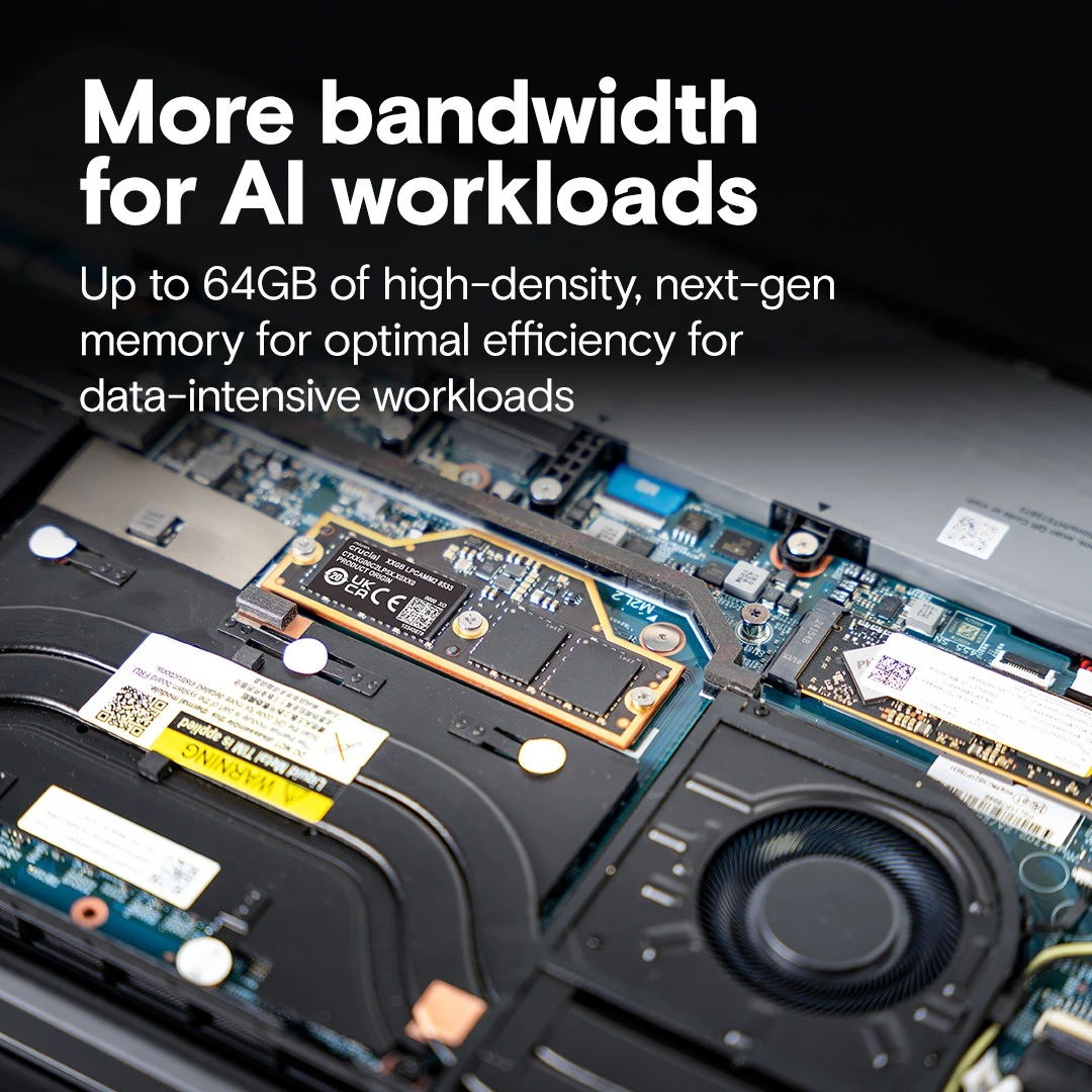 LPCAMM2 LPDDR5X 64GB 7500 MHz Micron (CT64G75C2LP5X) (UA)