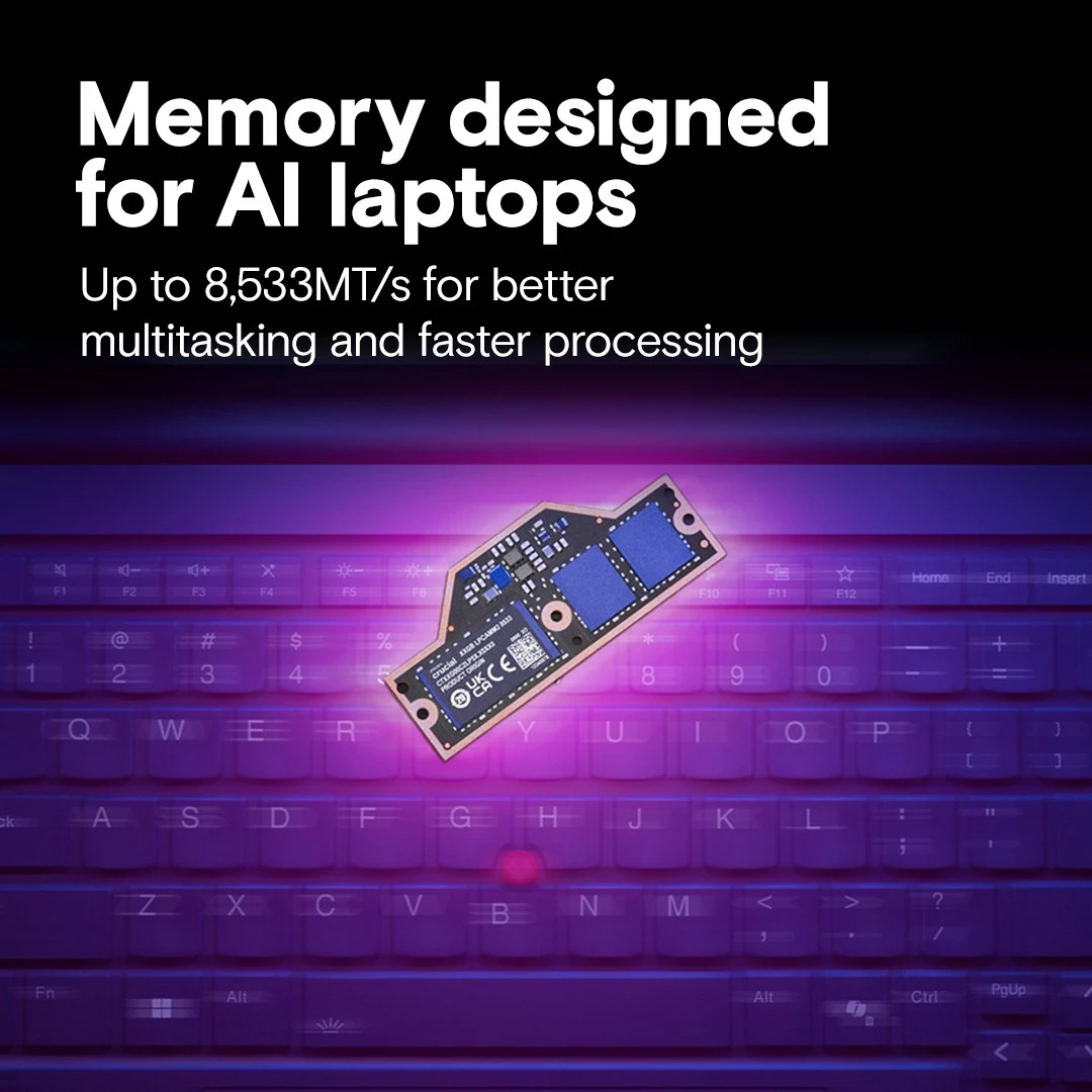 LPCAMM2 LPDDR5X 64GB 7500 MHz Micron (CT64G75C2LP5X) (UA)