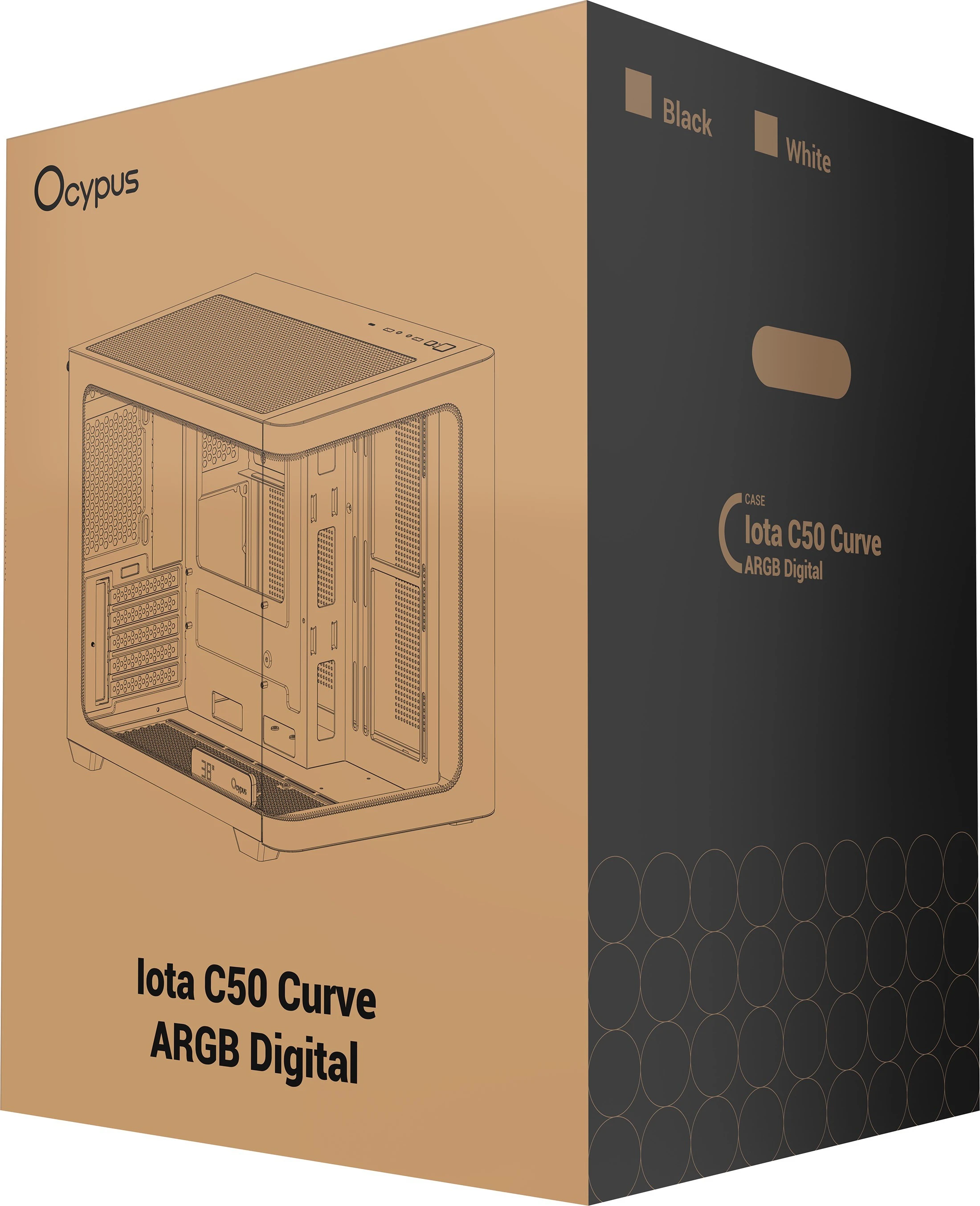 OCYPUS IOTA C50 BK CURVE ARGB DIGITAL (OTA-C50-BKD300CD-GL) (UA)