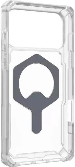Чехол для смартфона URBAN ARMOR GEAR iPhone 17 Pro Max, Plasma XTE MagSafe, Clear/Titanium (114528114G36) (UA)