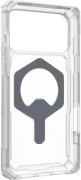 Чехол для смартфона URBAN ARMOR GEAR iPhone 17 Pro Max, Plasma XTE MagSafe, Clear/Titanium (114528114G36) (UA)