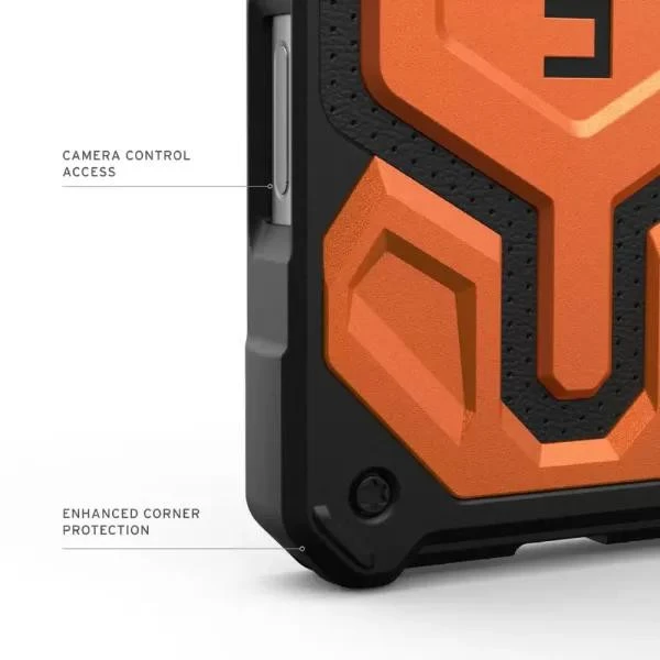 Чехол для смартфона URBAN ARMOR GEAR iPhone 17 Pro, Monarch Pro MagSafe, Orange (114513119797) (UA) Бренд: URBAN ARMOR GEAR; Совместимость: