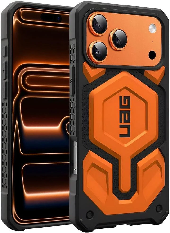 Чохол для смартфона URBAN ARMOR GEAR iPhone 17 Pro Max, Monarch Pro MagSafe, Orange (114514119797) (UA)