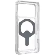 Чохол для смартфона URBAN ARMOR GEAR iPhone 17 Pro, Plasma XTE MagSafe, Clear/Titanium (114527114G36) (UA)