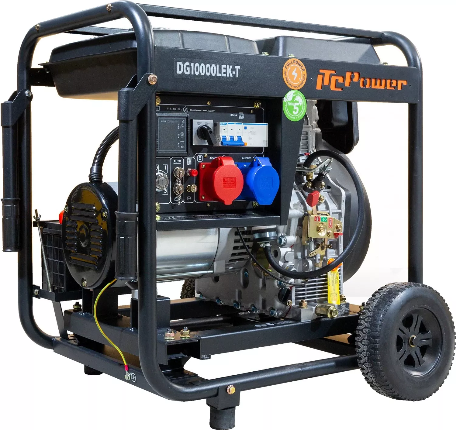 Электрогенератор ITC Power DG10000LEKT (UA) Выходное напряжение: 230 и 400 В;