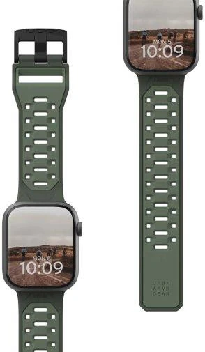 URBAN ARMOR GEAR Apple Watch Ultra 2/Ultra 49/45/44/42mm - Civilian Silicone Olive Drab (194002117272) (UA)