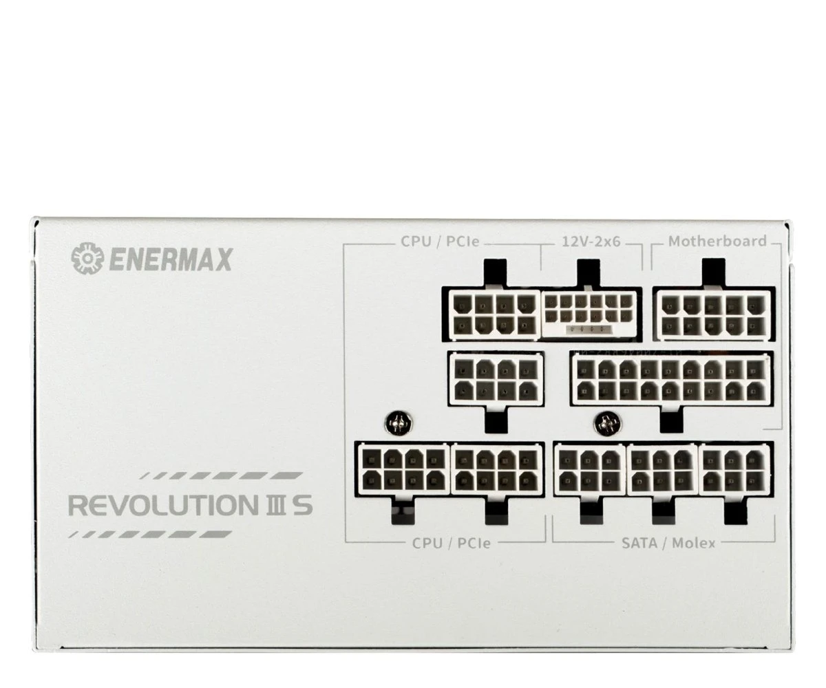 Enermax Revolution III S 1000W 80 Plus Platinum (ERV1000P-AHP-W) EU Максимальная мощность, Вт: 1000 Вт;