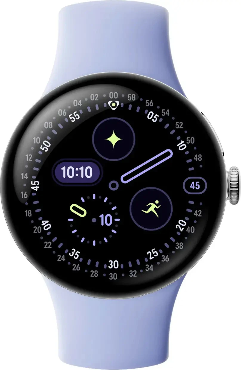 Смарт-годинники Google Pixel Watch 4 41mm LTE Полірований срібний алюмінієвий корпус / Iris Active Band Бренд: Google; Лінійка: Pixel Watch 4; Android: