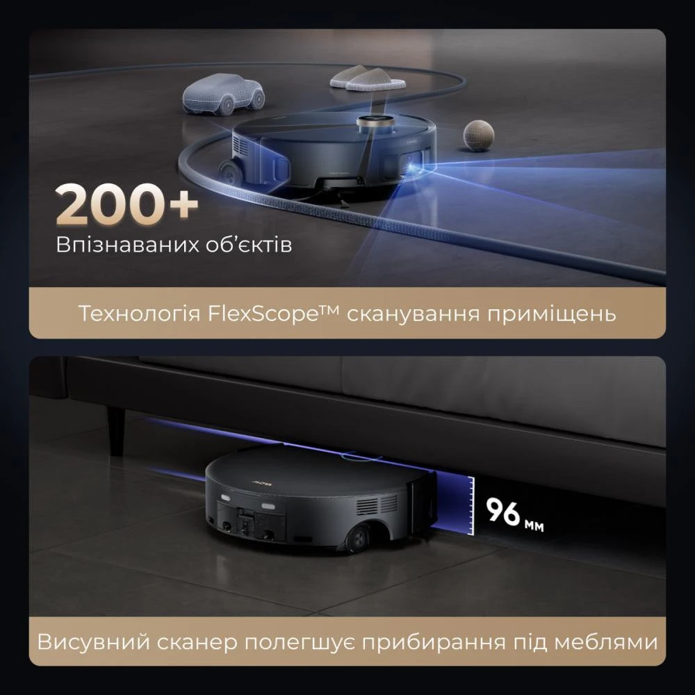 MOVA Z60 Ultra Roller Complete Black (RLZ83CE-1) Бренд: MOVA; Площадь уборки, м.кв.: