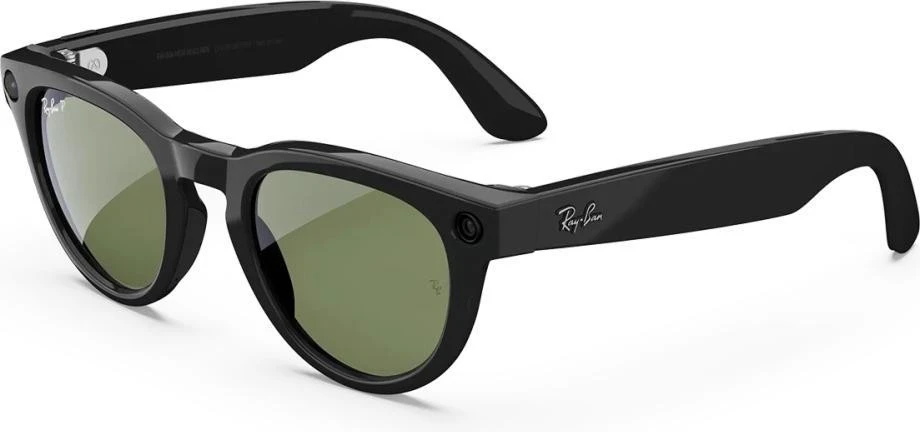 Смарт-окуляри Ray-Ban Meta Headliner Gen 2 Standard Shiny Black Frame / G-15 Green Lenses (RW4013 601/71 50-23) Бренд: Ray-Ban; Лінійка: Meta Headliner Gen 2;