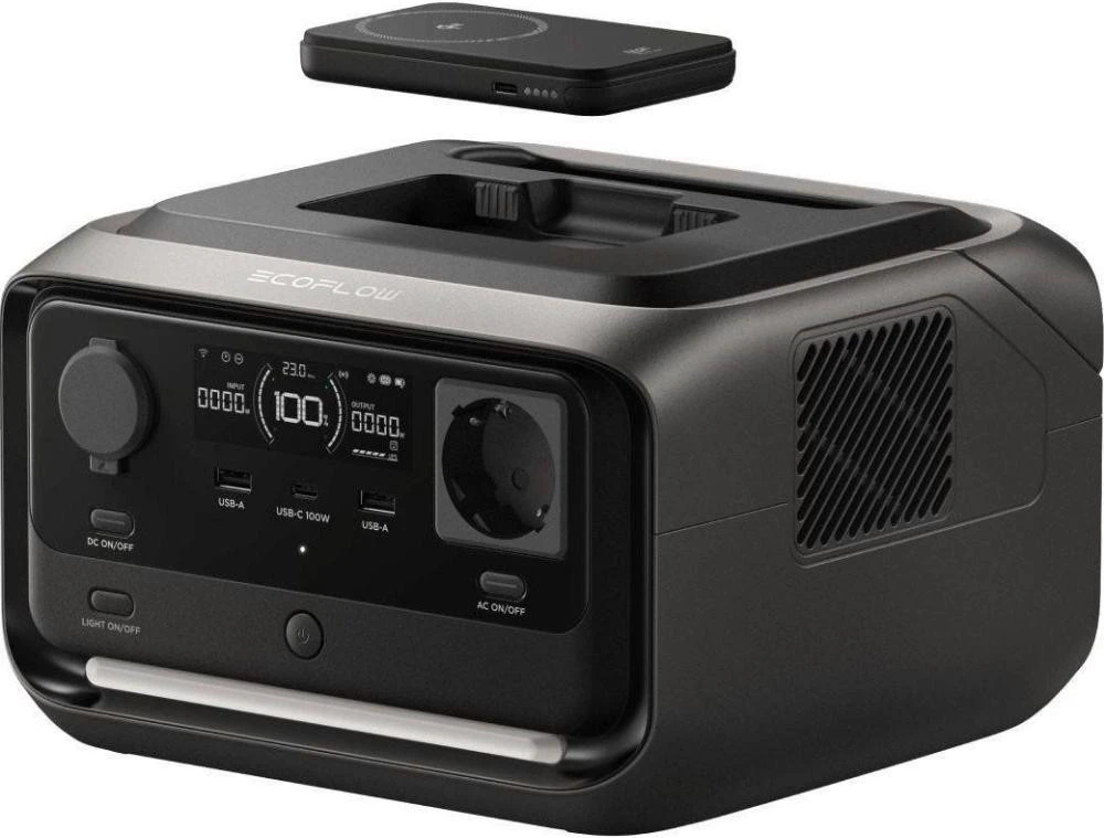 Зарядная станция EcoFlow RIVER 3 Max Plus Wireless (EFRIVER3MP-Wireless-EU-CBOX)